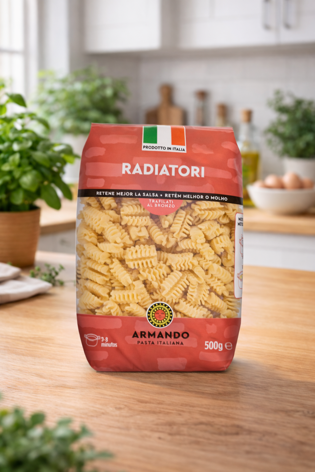 pasta radiatori armado - 500g 